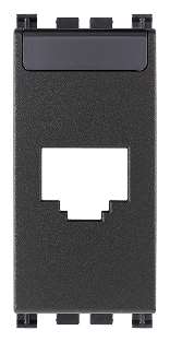Vimar Arké - RJ45 AMP Avaya adapter (Grijs)