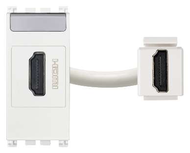 Vimar Arké - HDMI wandcontactdoos (Wit)