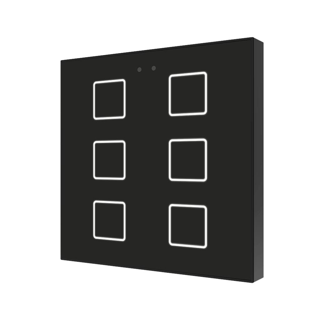 Zennio Flat 6 v2 (Antraciet)
