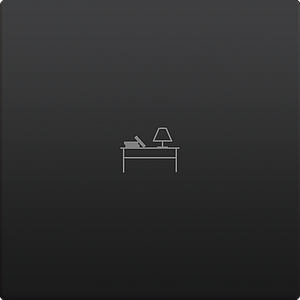 Zennio ZS55 - Bouton-poussoir singulier avec impression personnalisée (Anthracite)
