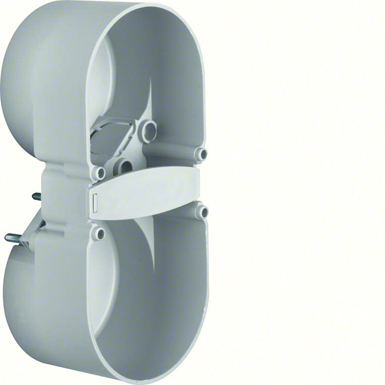 Berker Integro - Boîtier à encastrer 2P avec serre-câble (Gris) - UE=10