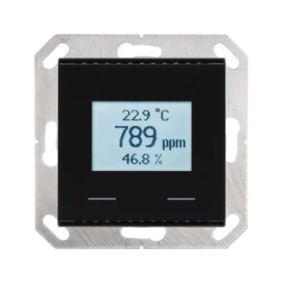Elsner KNX AQS/TH-UP Touch (Zwart)
