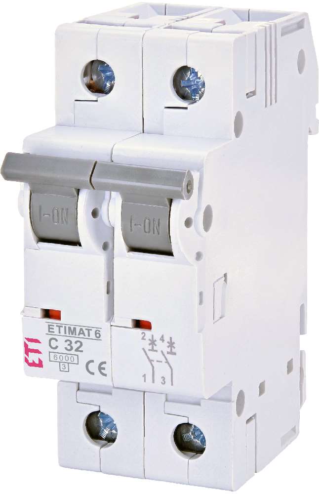 ETI Etimat 6 - Automaat C 2p 6kA 32A