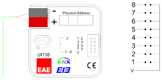 EAE UI108 - 8 binaire ingangen