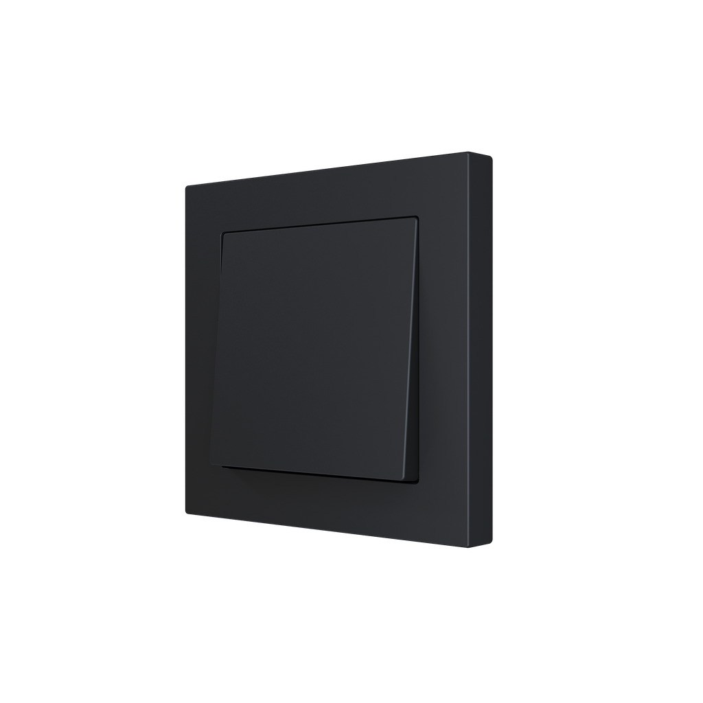 Zennio ZS55 - Drukknop 1-v (Antraciet)