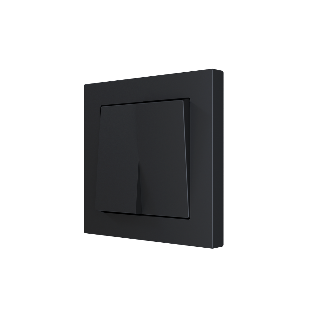 Zennio ZS55 - Drukknop 2-v (Antraciet)