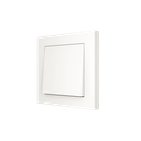 Afgewerkte enkele Zennio ZS55 schakelaar (Wit)