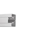 MBR wandgoot 65x100/45 - Ral 9010 VPE=8m