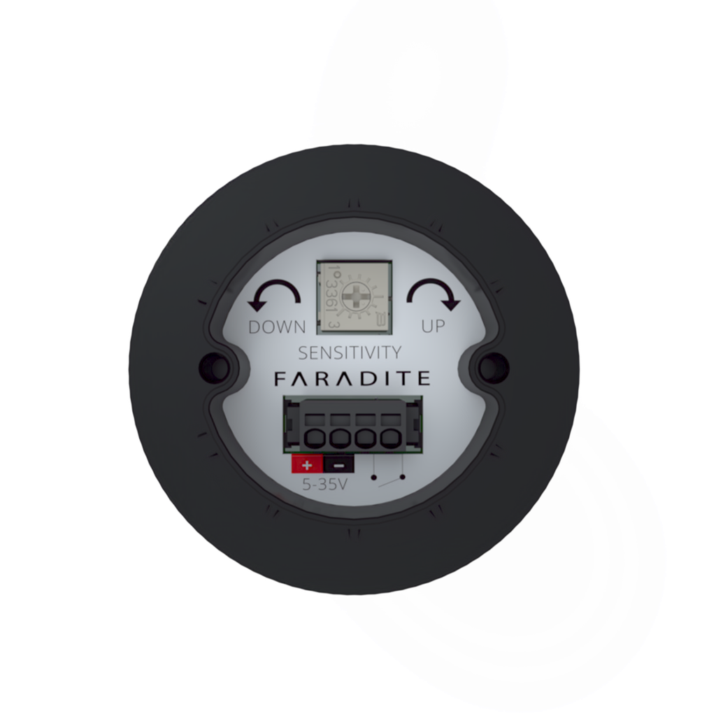 Faradite Motion Sensor 360 IP67 - Volt Free (Zwart)