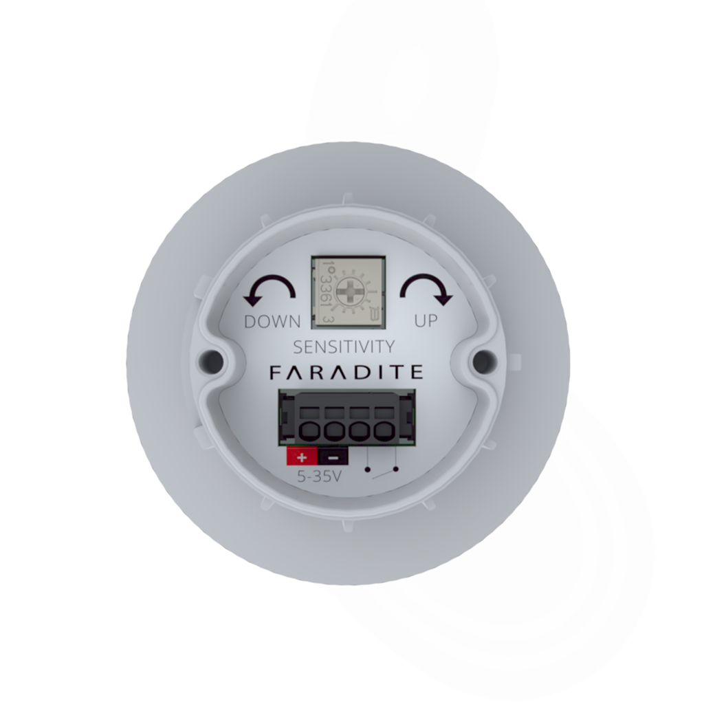 Faradite Motion Sensor 360 IP67 - Volt Free (Wit)