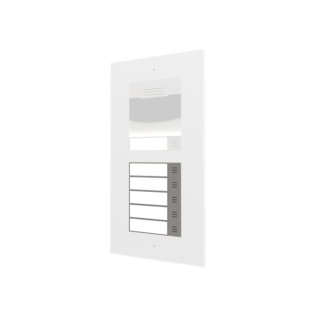 Zennio GetFace IP - Module met 5 Gelabelde Knoppen