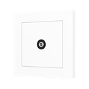 Zennio ZS55 - 3.5mm jack centraalplaat (Mat wit)