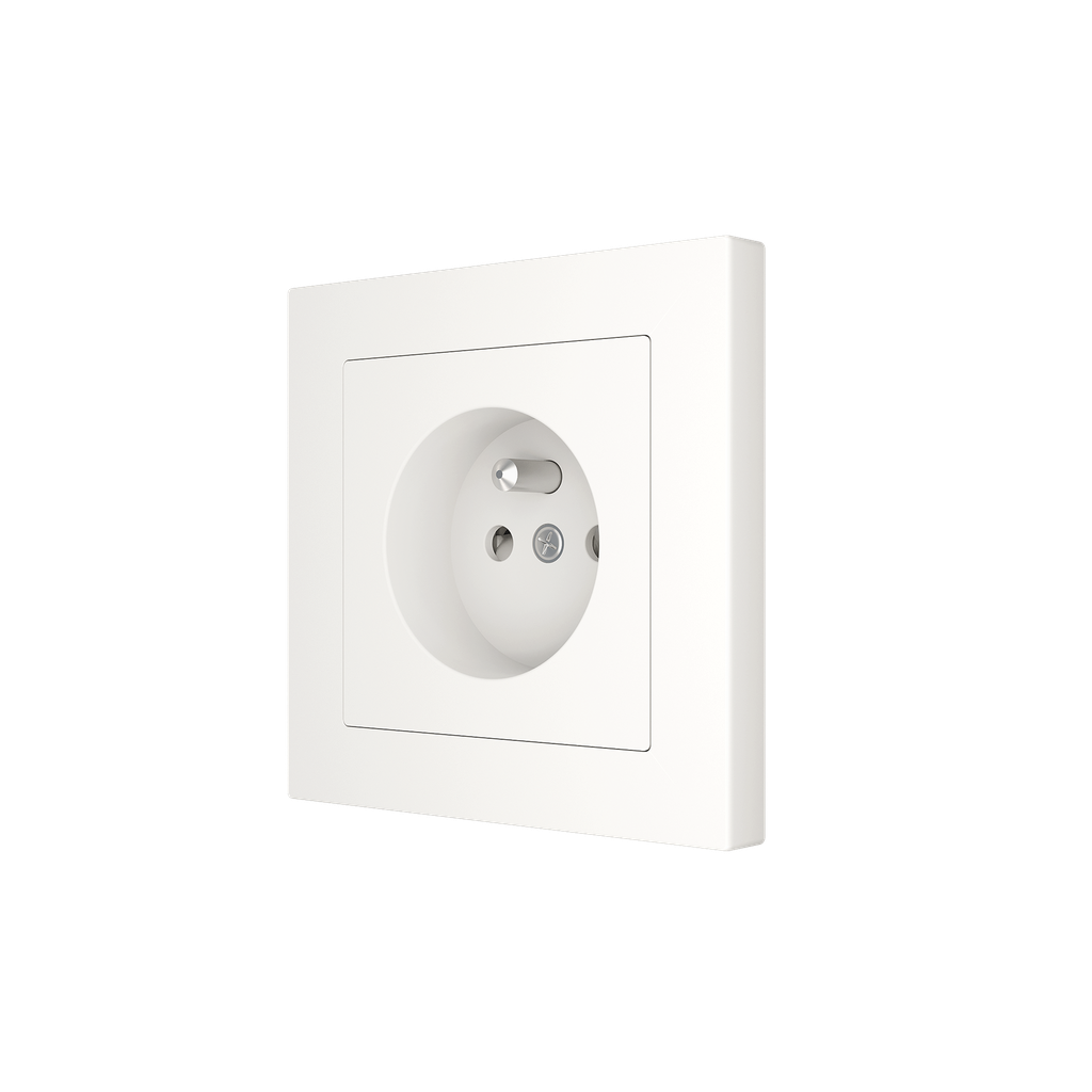 Zennio ZS55 - Penaarde centraalplaat (Mat wit)