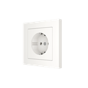 Zennio ZS55 - Schuko centraalplaat (Mat wit)