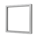 Zennio ZS70 - Afdekraam 1M (Zilver) v2