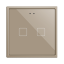 Zennio Flat 70 X2 (Champagne)