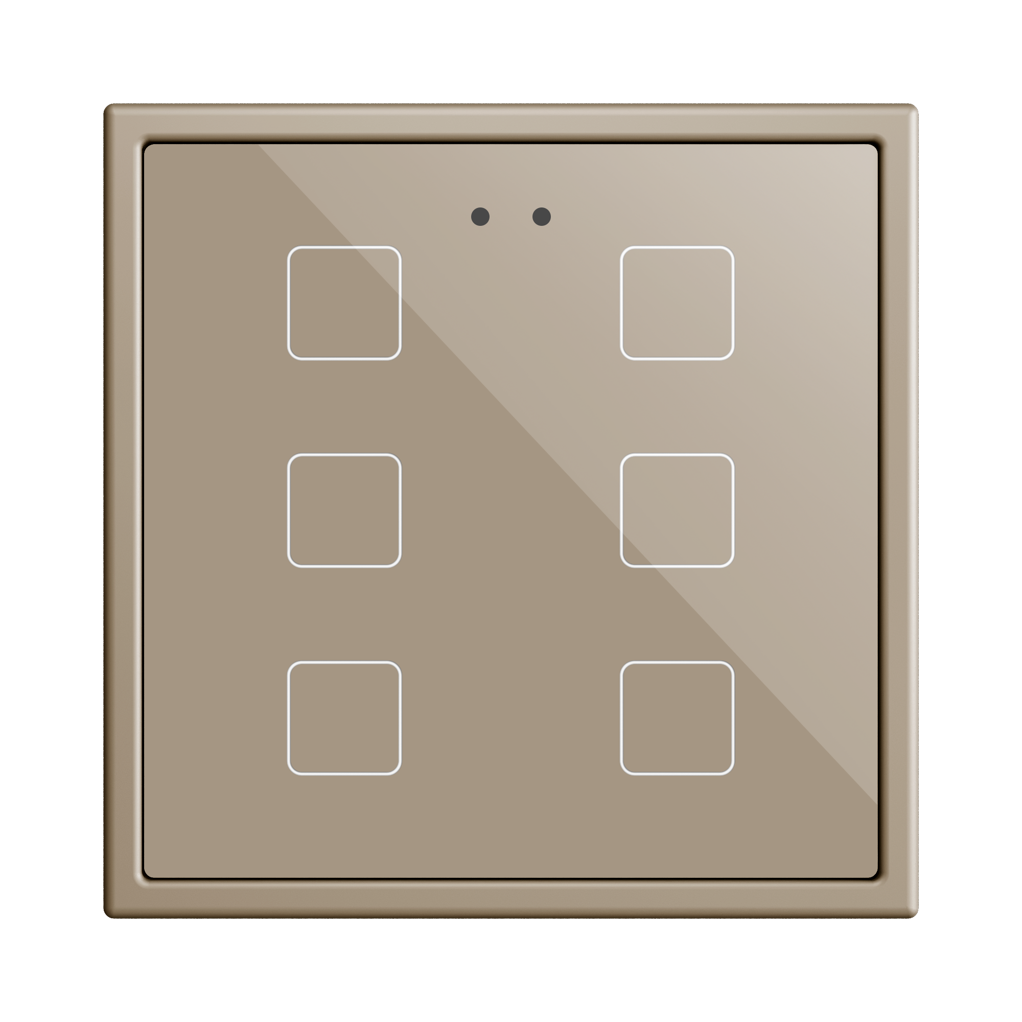 Zennio Flat 70 X6 (Champagne)