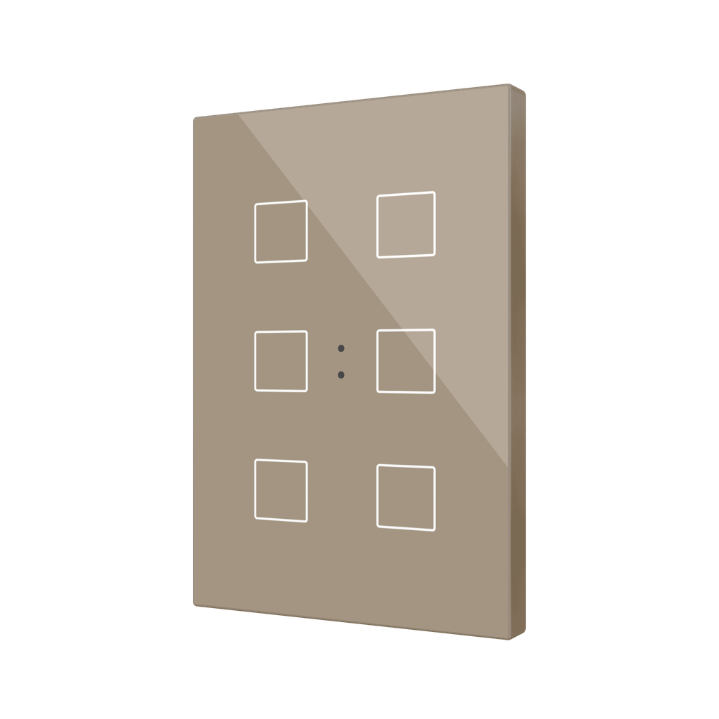 Zennio Flat XL X6 (Champagne)