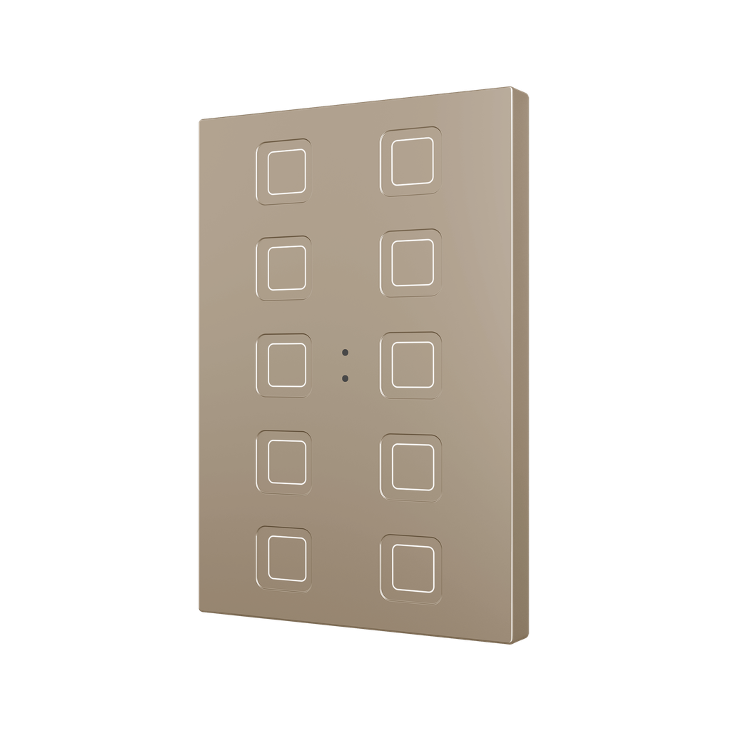 Zennio Tecla XL X10 (Champagne)