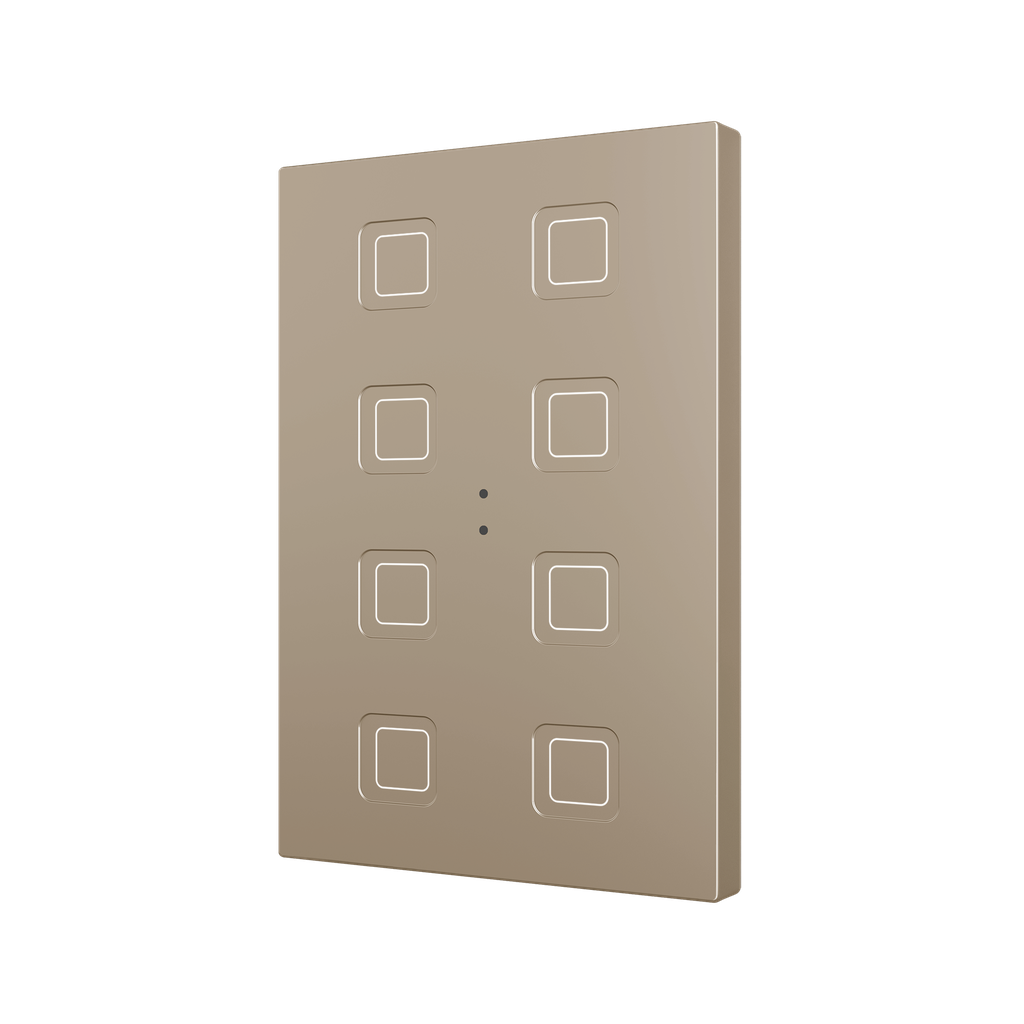 Zennio Tecla XL X8 (Champagne)
