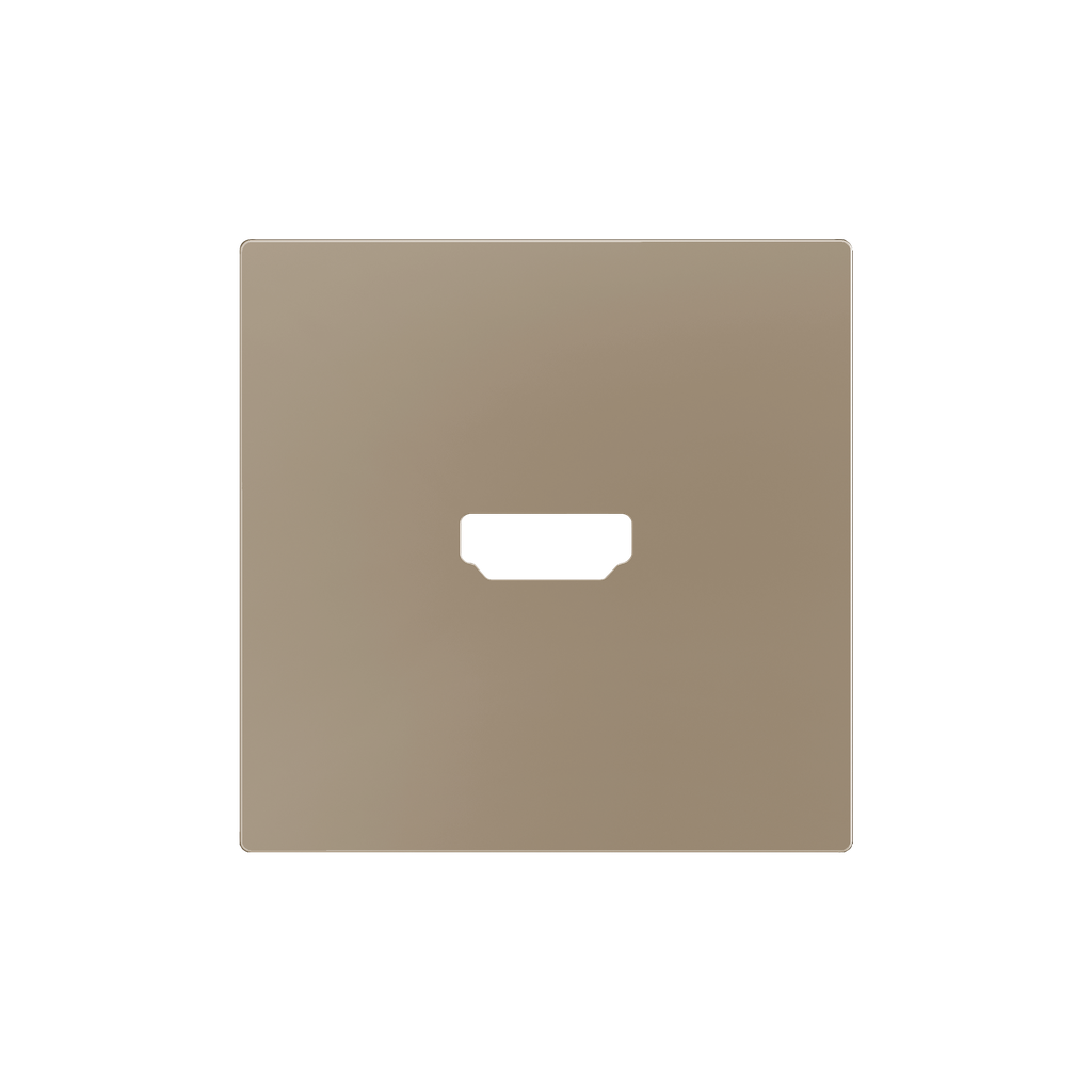 Zennio ZS55 - HDMI centraalplaat (Champagne) - VPE=10