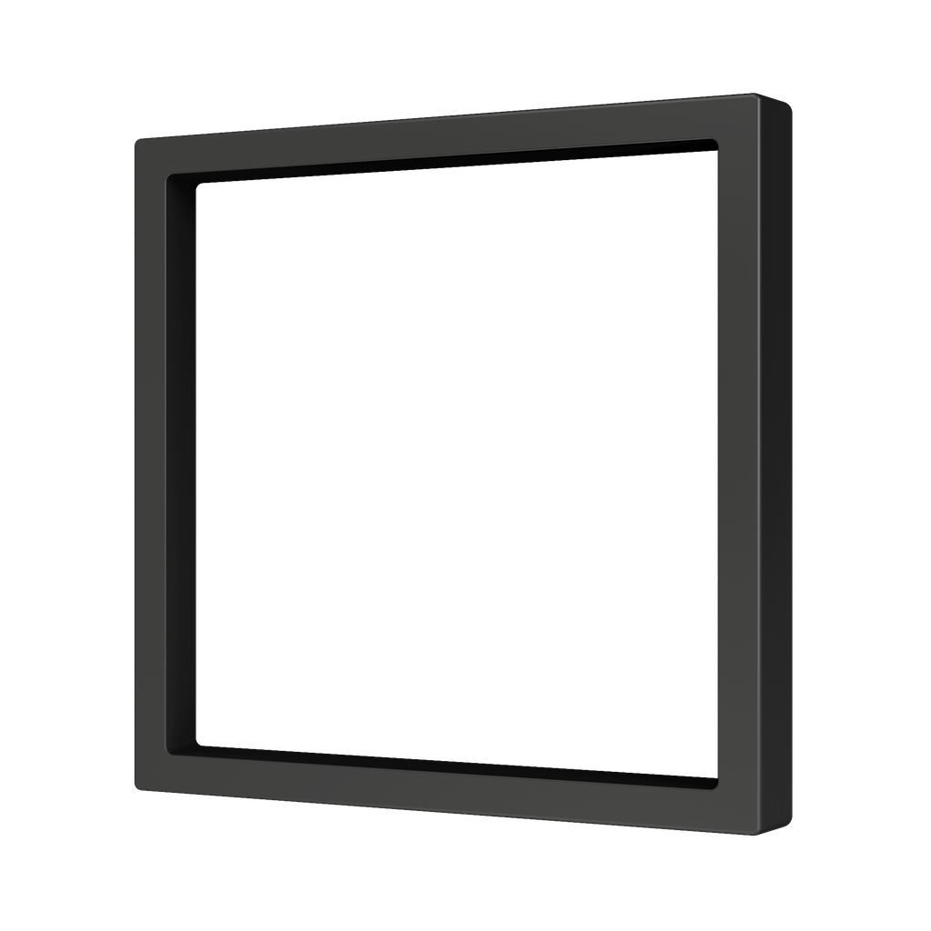 Zennio ZS70 - Afdekraam 1M (Antraciet) v2