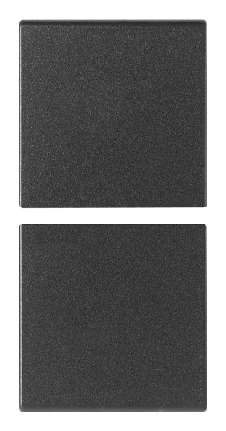 Vimar Arké - 2 demi-boutons 1M (Vide - Gris)