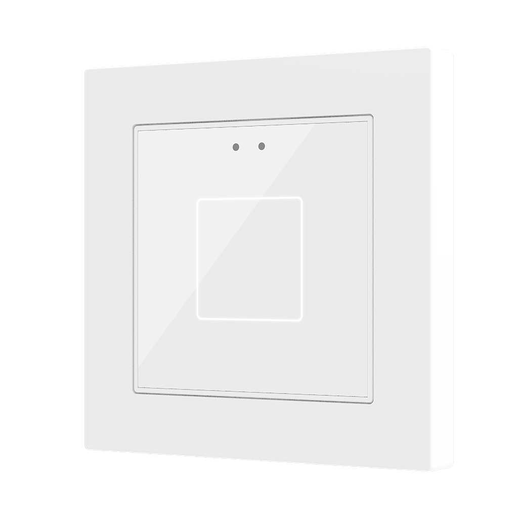 Zennio Flat 55 X1 (Wit Glanzend)