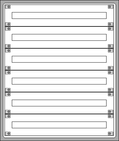 ETI Solid GSX - Opbouwverdeelkast 6R/216M