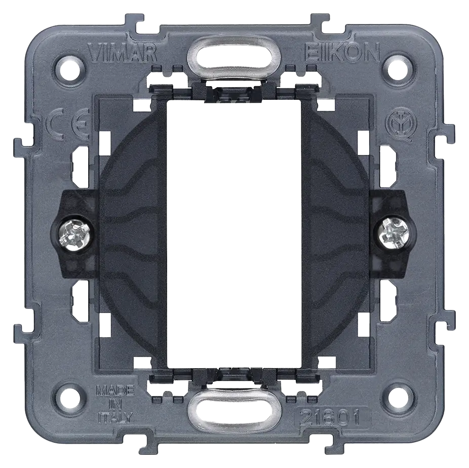 Vimar Inbouwframe 1M (met klauwen & z/ blinde module)