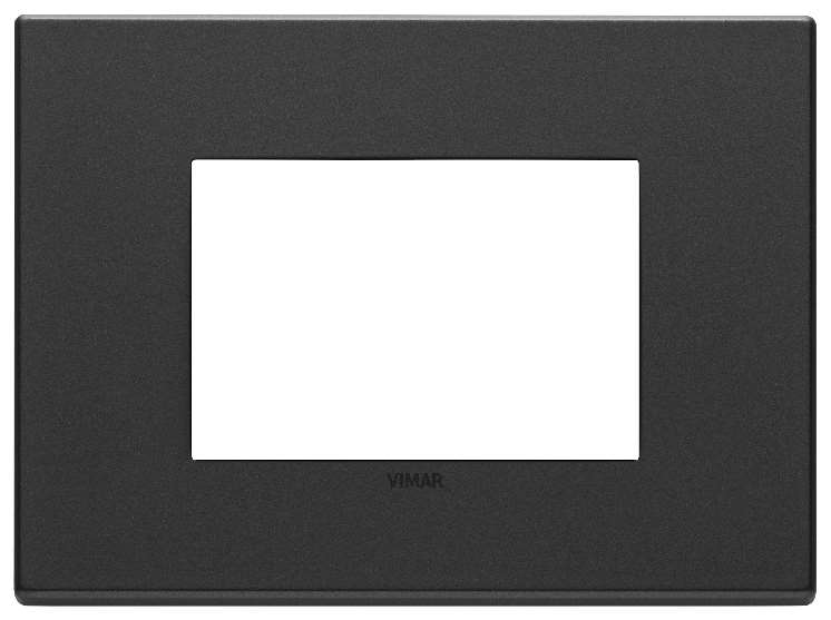 Vimar Eikon Exé - Plaque de Recouvrement 3M (Métal - Anthracite)