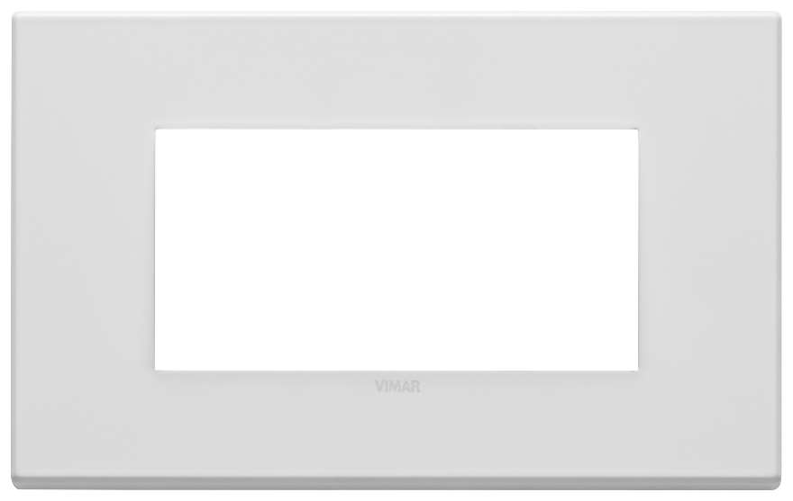 Vimar Eikon Exé - Plaque de Recouvrement 4M (Métal - Mat Blanc)