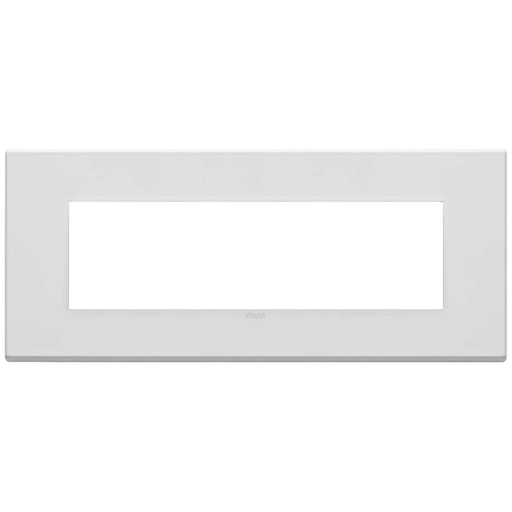 Vimar Eikon Exé - Afdekraam 7M (Metaal - Mat Wit)