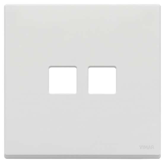 Vimar Eikon Exé Flat - Plaque de recouvrement 2Mx2 (Blanc mat)