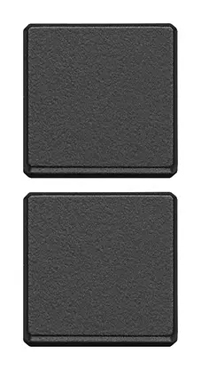 Vimar Eikon Exé Flat - 2 Knoppen (Blanco - Grijs)