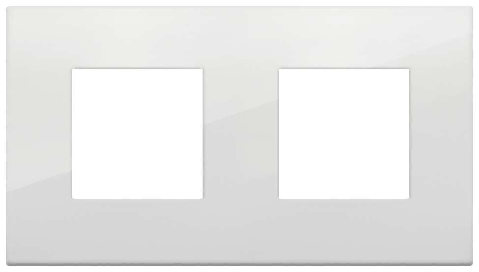 Vimar Arké Classic - Metal-Color 4M - 2+2x71 (Metaal - Polar)