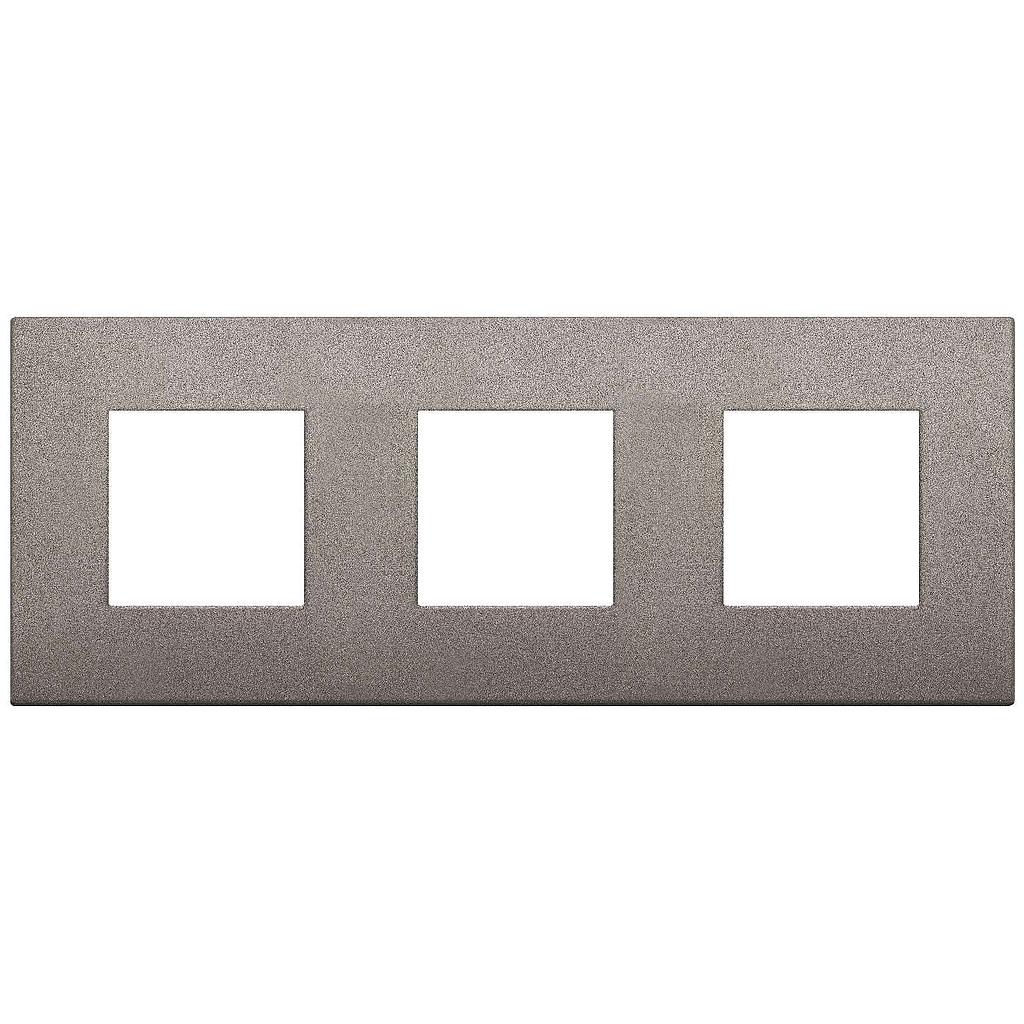 Vimar Arké Classic - Metal-Color 6M - 2+2+2x71 (Métal - Mat titanium)