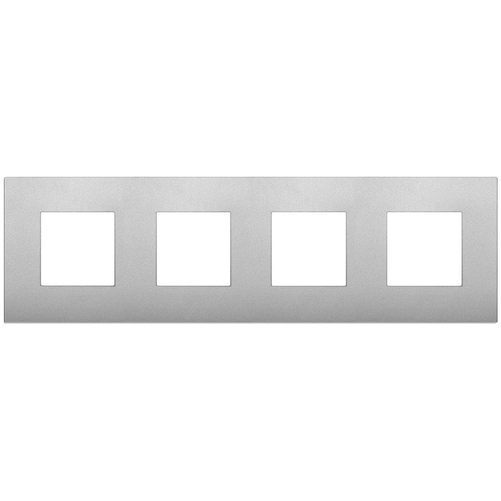 Vimar Arké Classic - Color-Tech 8M - 2+2+2+2x71 (Technopolymeer - Mat zilver)