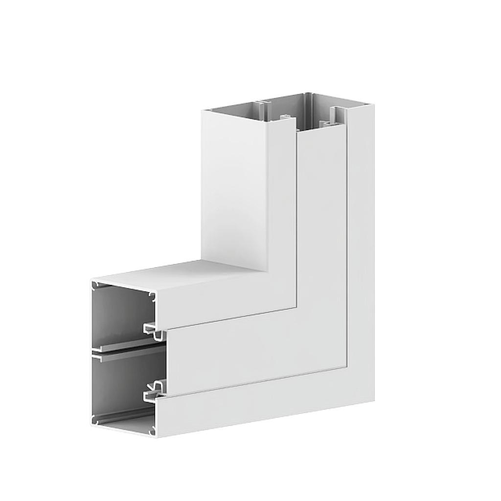 GGK MBR 65x100/45 platte hoek, p-wit (9010) - VPE=1