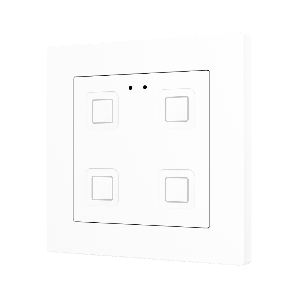 Zennio Tecla 55 X4 (Wit)