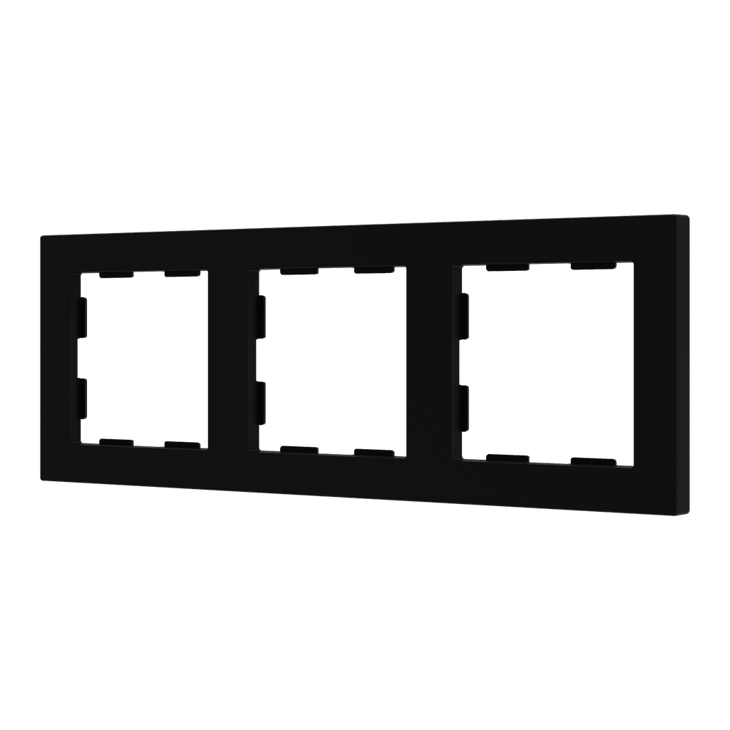 Zennio ZS55 - Afdekraam 3M (Antraciet)
