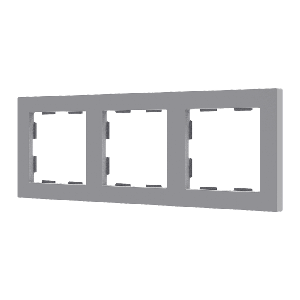 Zennio ZS55 - Afdekraam 3M (Zilver) - VPE=5