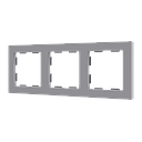Zennio ZS55 - Afdekraam 3M (Zilver)