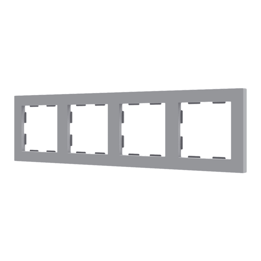 Zennio ZS55 - Afdekraam 4M (Zilver)