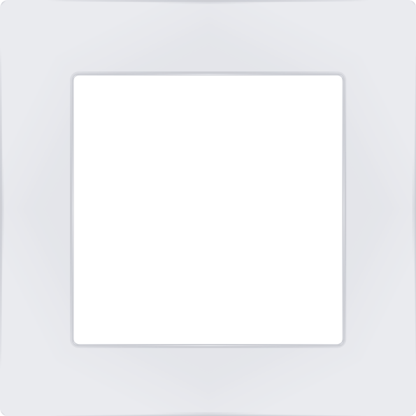 Weinzierl MATCH 55 - Plaque de recouvrement Fusion 1M (Plastique, Blanc)