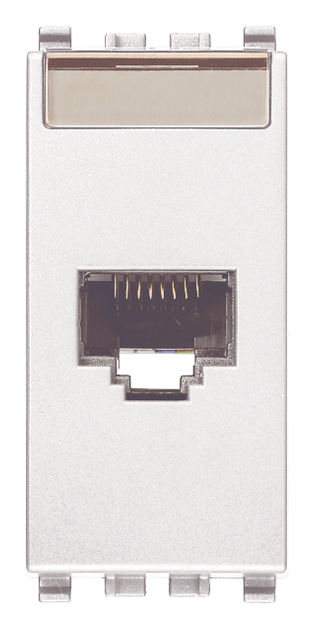 Vimar Arké - Prise RJ45 Cat6A Netsafe UTP (Blanc)