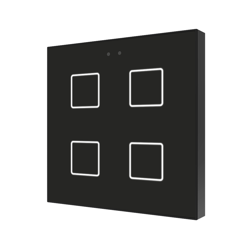 Zennio Flat 4 v2 (Anthracite)