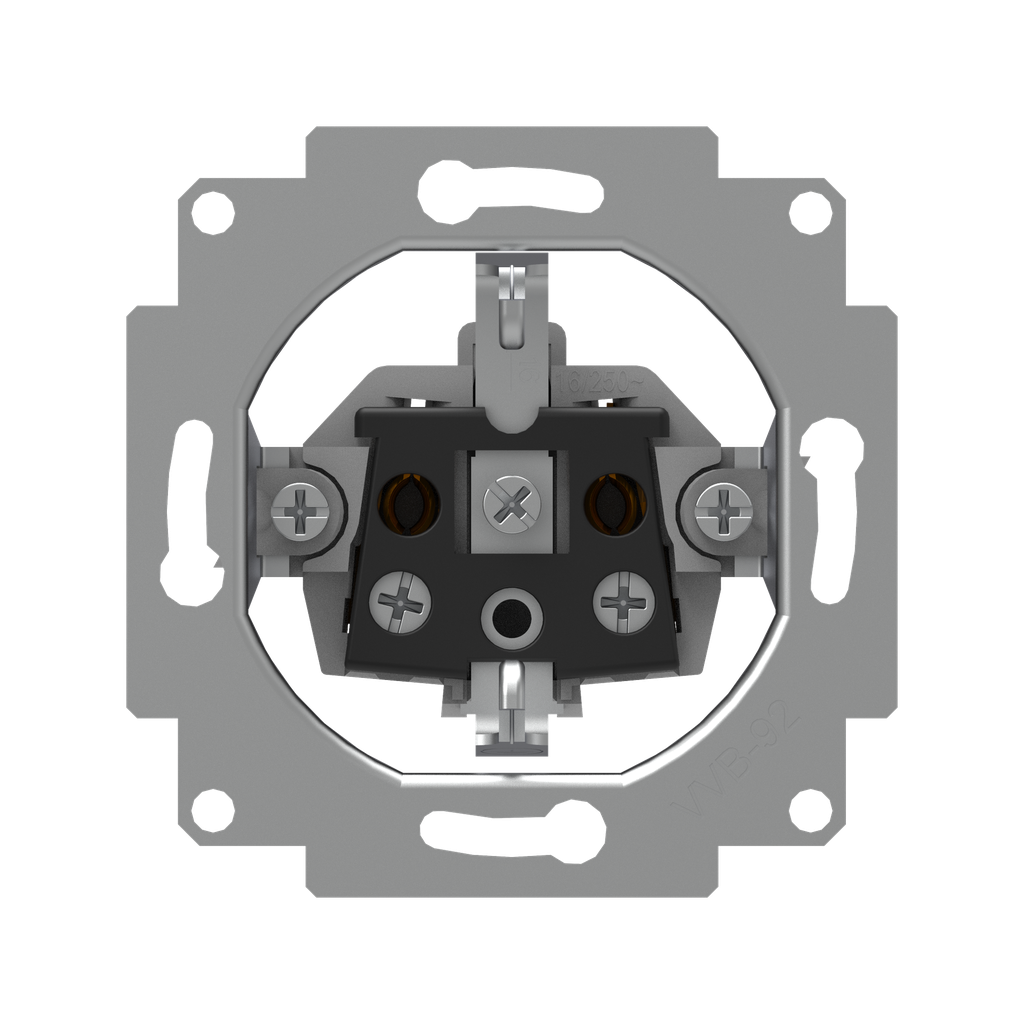 Zennio ZS55/ZS70 - Base de prise Schuko 16A/250V (Vis)