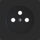 Zennio ZS55 - Penaarde centraalplaat (Antraciet) voor 8300005