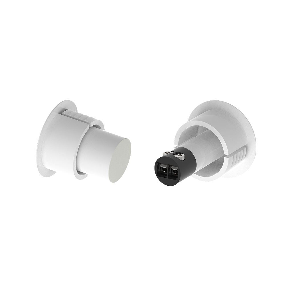 Zennio Magneetcontact Inbouw (Metalen deur - Wit)